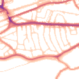 Daytime road noise heatmap for WA4 2LJ