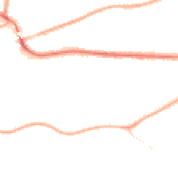 Night-time road noise heatmap for WA4 2LJ
