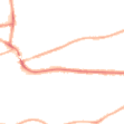 Night-time road noise heatmap for WA4 2LW