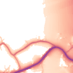 Daytime road noise heatmap for WA4 2TF