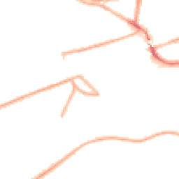 Night-time road noise heatmap for WA4 2YA