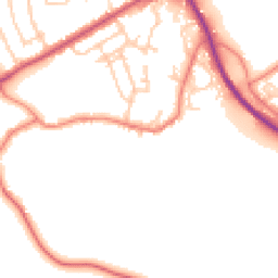Daytime road noise heatmap for WA4 2YG