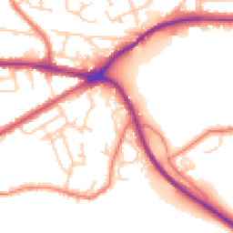 Daytime road noise heatmap for WA4 2YL