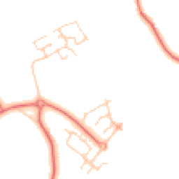 Daytime road noise heatmap for WA4 3DZ