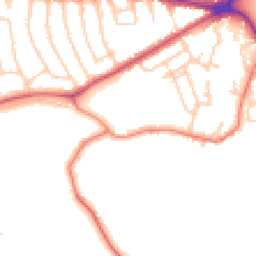 Daytime road noise heatmap for WA4 3EP