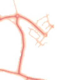 Daytime road noise heatmap for WA4 3HD