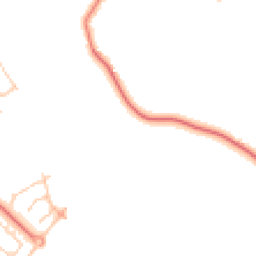 Daytime road noise heatmap for WA4 3HX