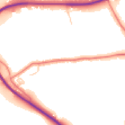 Daytime road noise heatmap for WA4 3JR
