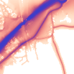Daytime road noise heatmap for WA4 4AH