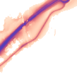 Night-time road noise heatmap for WA4 4AH