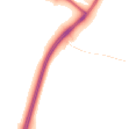 Night-time road noise heatmap for WA4 4AJ