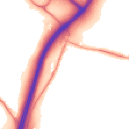 Daytime road noise heatmap for WA4 4AS