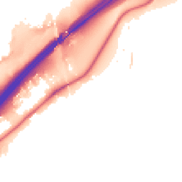 Night-time road noise heatmap for WA4 4AT