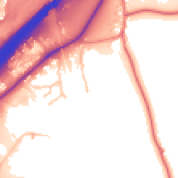 Daytime road noise heatmap for WA4 4AX