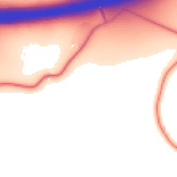 Daytime road noise heatmap for WA4 4BH
