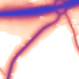 Daytime road noise heatmap for WA4 4DR