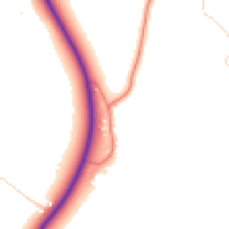 Daytime road noise heatmap for WA4 4EL