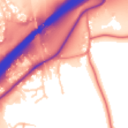 Daytime road noise heatmap for WA4 4GA