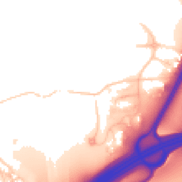 Daytime road noise heatmap for WA4 4GT