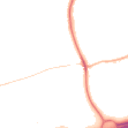 Night-time road noise heatmap for WA4 4NG