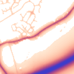 Daytime road noise heatmap for WA4 4NP