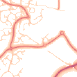 Daytime road noise heatmap for WA4 5AY