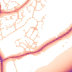 Daytime road noise heatmap for WA4 5GG