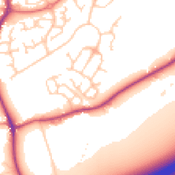 Daytime road noise heatmap for WA4 5GU