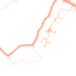 Daytime road noise heatmap for WA4 5LE