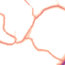 Daytime road noise heatmap for WA4 5QT