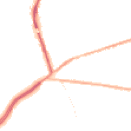 Night-time road noise heatmap for WA4 6EE