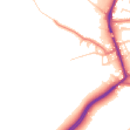 Daytime road noise heatmap for WA4 6HA