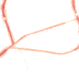 Night-time road noise heatmap for WA4 6JB