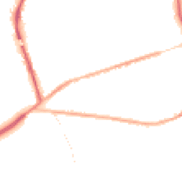 Night-time road noise heatmap for WA4 6JD