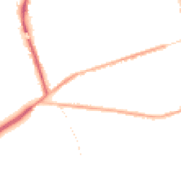 Night-time road noise heatmap for WA4 6JE