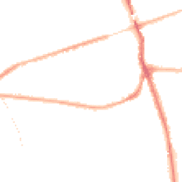 Night-time road noise heatmap for WA4 6JH