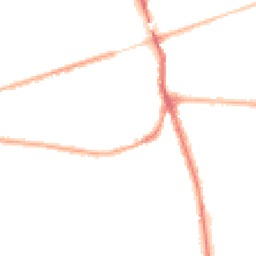 Night-time road noise heatmap for WA4 6JR
