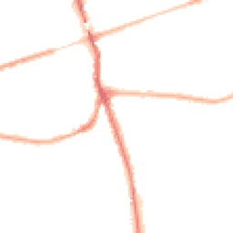 Night-time road noise heatmap for WA4 6LG