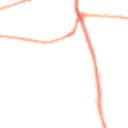 Night-time road noise heatmap for WA4 6LT