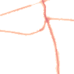 Night-time road noise heatmap for WA4 6LY