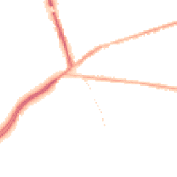 Night-time road noise heatmap for WA4 6NX
