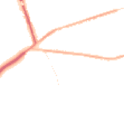 Night-time road noise heatmap for WA4 6PB