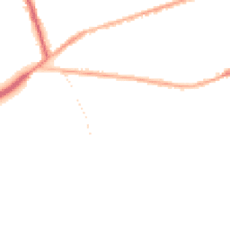 Night-time road noise heatmap for WA4 6PF