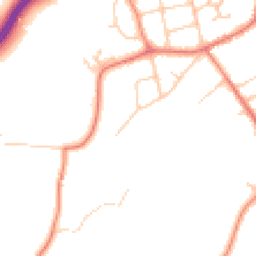 Daytime road noise heatmap for WA4 6SD