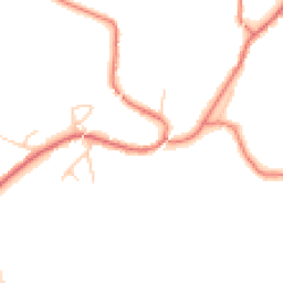 Daytime road noise heatmap for WA4 6UB