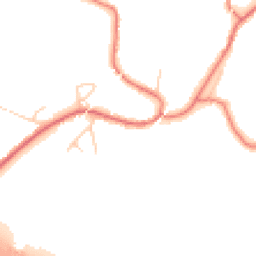 Daytime road noise heatmap for WA4 6UD