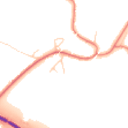 Daytime road noise heatmap for WA4 6UE