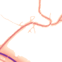 Daytime road noise heatmap for WA4 6UF