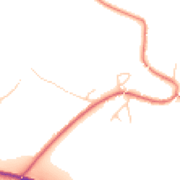 Daytime road noise heatmap for WA4 6UL