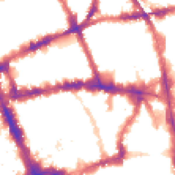 Night-time road noise heatmap for WC1V 7PB